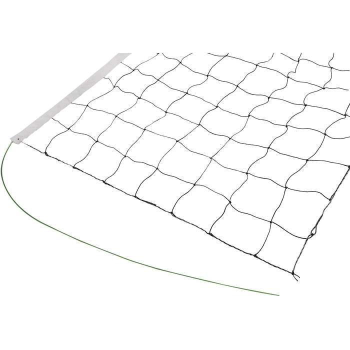 Волейбольна сітка 9,5 × 1 м – портативна стандартна сітка зі сталевим канатом, складна, офіційний розмір для критої/відкритої гри, саду, пляжу чи спорту
