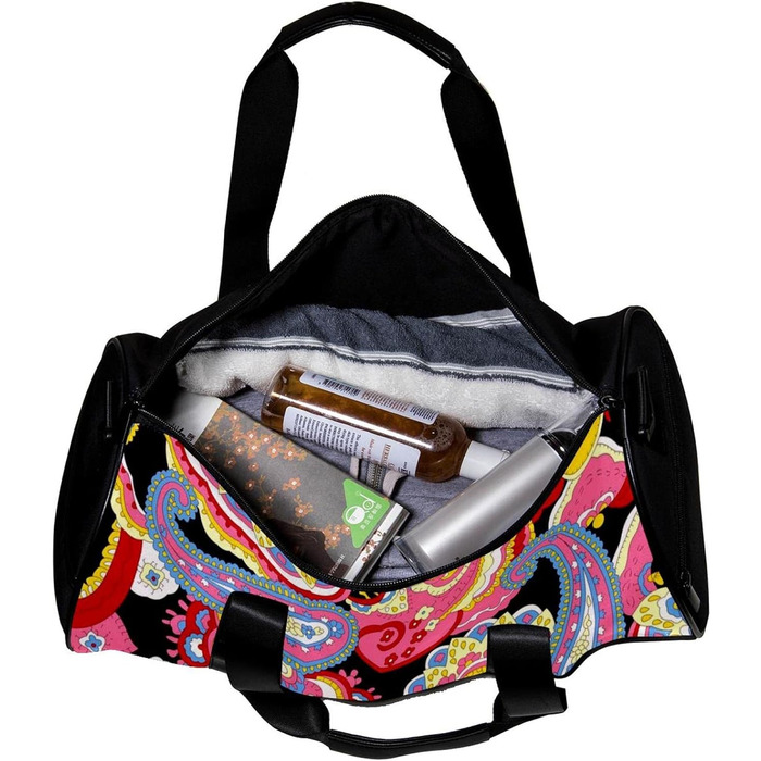 Сумка-мішок для подорожей, спорту та йоги, вінтажний квітковий принт Каштан, сумка для фітнесу, ручна поклажа