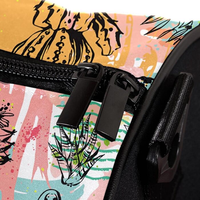 Спортивна сумка, маленька дорожня сумка, сумка для йоги, тропічні рослини, барвистий кактус, сумка для фітнесу на відкритому повітрі, сумка-шопер