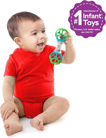 Іграшка-брязкальце з мячем для захоплення, інтерактивна іграшка для немовлят, мяч для захоплення, іграшка для розвитку моторики дл