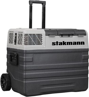 Переносний холодильник з компресором, 12 В, 220 В, холодильна камера на колесах, AC-DC 12/24 В, ідеально підходить для автомобіля,