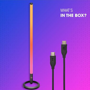 Портативна Bluetooth-світлодіодна панель для колонок JBL PartyBox, RGB LED освітлення на 360, акумуляторна батарея на 8 годин, зах