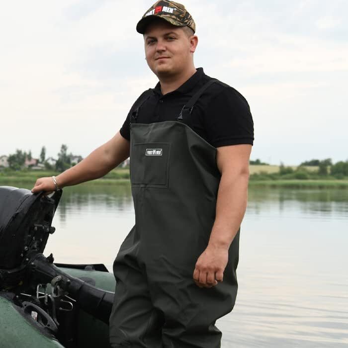 Чоловічі вейдерси, рибальські штани з чобітьми, розміри 38-47, водонепроникні штани для ходьби, чоботи для ходьби на ставках, штани 45