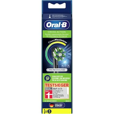 Щітки Oral-B Black CrossAction CleanMaximizer 3 шт.