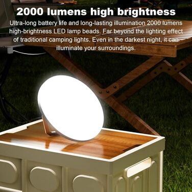 Ліхтар для кемпінгу, 1600 люмен, ліхтар для виживання на сонячній енергії, водонепроникний, портативний, кемпінговий ліхтар, для походів, використання на вулиці, в саду, на подвір&39ї, на патіо, на балконі, для походів, сріблястий