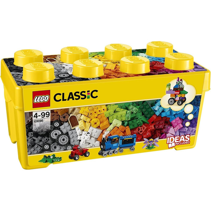 Конструктор LEGO Classic 10696 + Зелена Базова Пластина 10700, 484 деталі