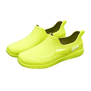 Чоловіче взуття розмір 45, чорне, для кухні, для риболовлі, для роботи, нековзний верх, короткі гумові чоботи, розмір 97, чоловіче взуття розмір 40 EU, зелене