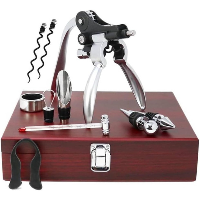 ВИННИЙ НАБІР ВИННІ АКСЕСУАРИ ВИННИЙ НАБІР БАРНИЙ НАБІР НАБІР СОМЕЛЬЄ, 10 TLG.