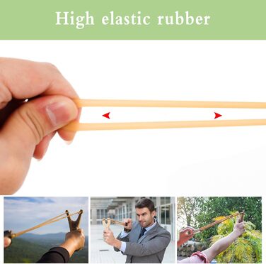 Гумова стрічка для рогатки Ledoo, 10 м (натуральний латекс)