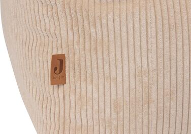 Дитяче крісло Jollein Вельвет, Натуральний Крісло-мішок для дітей Від 1 до 4 років Для хлопчиків та дівчаток Крісло для малюків 40x46x37 см