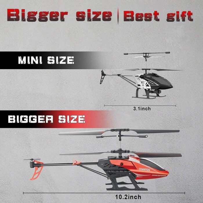 Вертоліт Vatos Helicopter з дистанційним керуванням RC вертоліт Висотна висота хобі літак гіроскоп і світлодіодне світло 3.5-канал