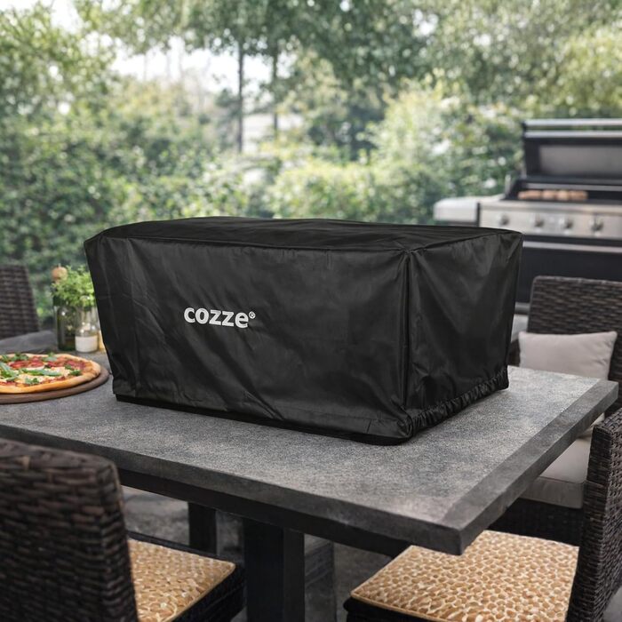 Захисний чохол Cozze для піца-печі 17 стійкий до УФ-випромінювання та дощу міцний захист від погоди, пилу та бруду 61,5x61,5x28,5 см / 62x62x29 см