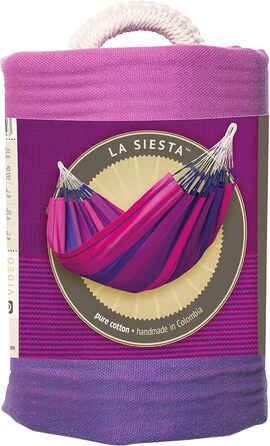 Класичний одномісний гамак з фіолетової бавовни