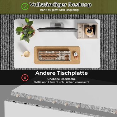 Стіл з регульованою висотою 88 x 50 см, цільна стільниця, електричний стіл з 4 колесами для роботи сидячи та стоячи, невеликий комп&39ютерний стіл для домашнього офісу, білий, ДСП, 88 x 50 см