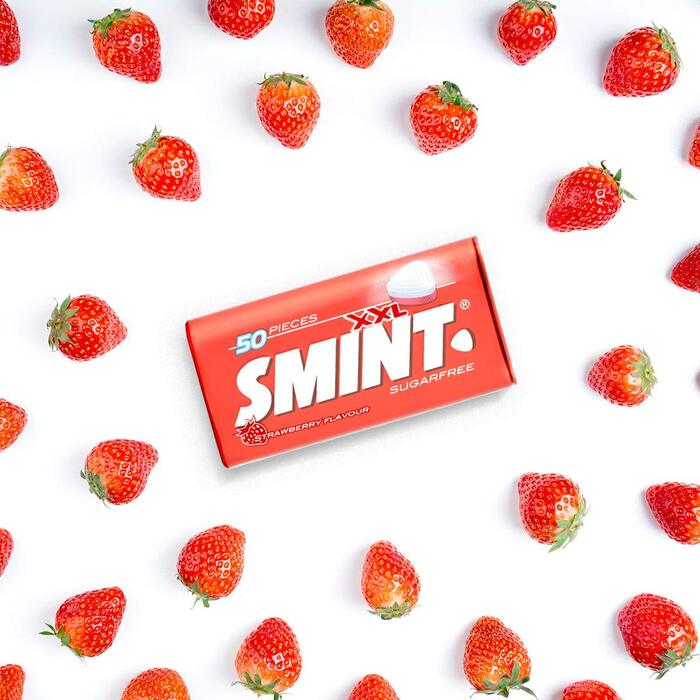 М'ятні цукерки зі смаком полуниці 12 x 35 г Smint