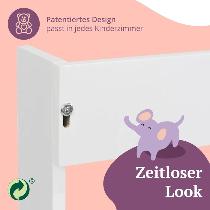 Пеленальний матрацик сумісний з комодами IKEA Malm тощо. 80x78x10 см Пеленальний матрацик з білого дерева МДФ Пеленальний блок пре