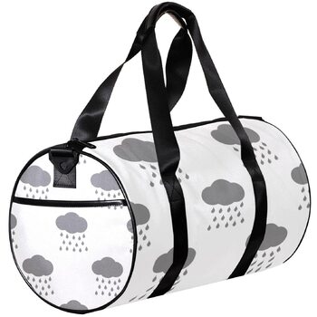 Спортивна сумка, маленька дорожня сумка, сумка для шопінгу та йоги, колір Сірий дощ, сумка для фітнесу на відкритому повітрі, ручна поклажа