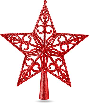 Верхівка для ялинки червона зірка TK Gruppe Timo Klingler