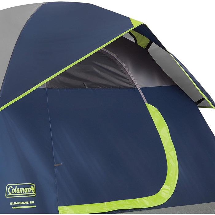 Намет кемпінговий купольний 2-місний Coleman Sundome – 3-сезонний, WeatherTec, водостійкий, Navy/Grey