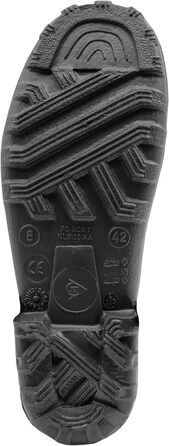 Калоша для вільного часу 42 EU чорного кольору