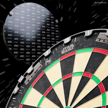 Мішень для дартсу Target Darts Star Wars Tor та комплект Surround Мішень для дартсу зі сталевим наконечником, стандартний для змагань, повний комплект мішень для домашнього використання, дизайн Disney Galaxy