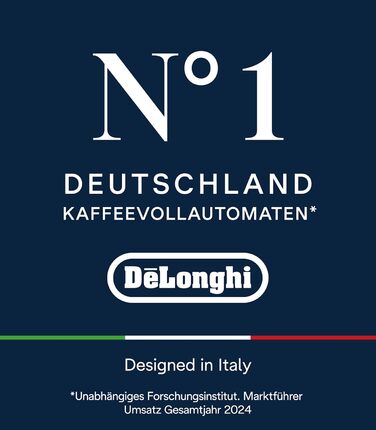Кавомашина De'Longhi Dinamica Plus автоматична, 24 напої, Titanium
