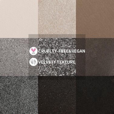 Палітра тіней Docolor Black Smokey Palette (9 відтінків)