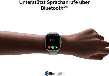 Розумний годинник XIAOMI Redmi Watch 5, відстеження спорту та фітнесу, 2.07-дюймовий AMOLED-дисплей, 24 дні роботи від батареї, понад 150 спортивних режимів, моніторинг серцевого ритму, відстеження сну, водонепроникність 5 атм, GPS, Android та iOS, чорний