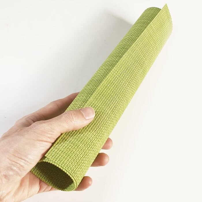 Підстилки ПВХ homEdge, нековзні, термостійкі, вінілові, що миються, зелені, 4 шт. и, 4 шт.