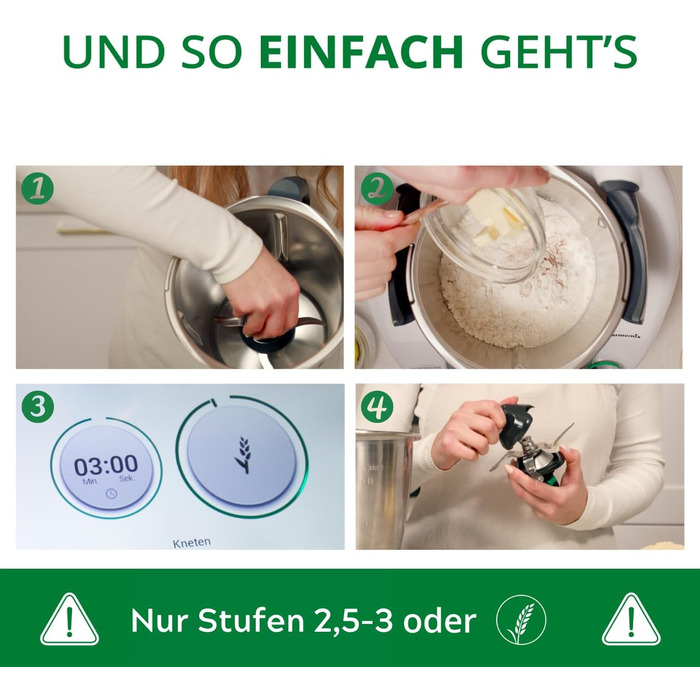Підходить для ножа Thermomix TM6, TM5, Teig Pro Захист від бруду, захищає ніж Thermomix, зменшує проникнення залишків тіста та бруду. Блискавичне чищення ножа Thermomix антрацитово-сірого кольору