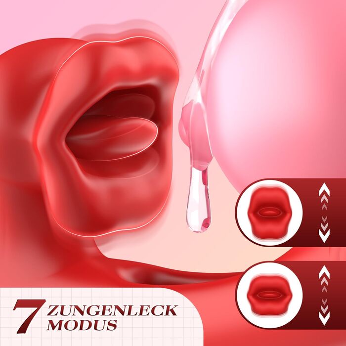 Вібрація для жінок, вібратор-фалоімітатор, секс-іграшка для жінок із 7 режимами облизування язика, 7 режимів вібрації, 7 режимів штовхання, вібратор для точки G зі стимулятором клітора, набори вібраторів для жінок