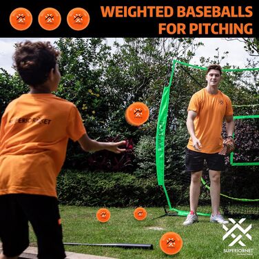 Обтяжені тренувальні бейсбольні та софтбольні м&39ячі, 473 г, важкі м&39ячі для ударів та підготовки, 9 шт.