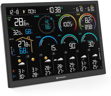 Метеостанція Bresser 4CAST 18,5' WiFi Weather Station 8-in-1 (15197)