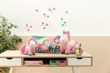 Яка іграшка NICI Єдиноріг Midnight Floral 22 см плюшевий друг для обіймів та ігор, підходить дітям та дорослим, 49106, чудовий подарунок, рожевий 22 см