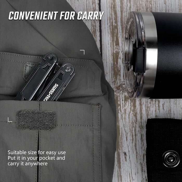 Багатофункціональні плоскогубці SwissTech 16 в 1, складні Mulitool Tool Багатофункціональні плоскогубці, з ножицями, ножем, пилкою