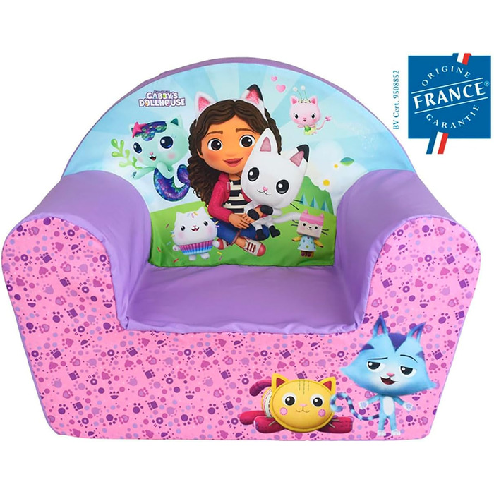 Дитяче клубне крісло Fun House Gabby ET LA Maison Magique, походження Франція, 52 x 33 x 42 см
