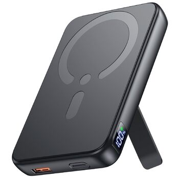 Зовнішній зарядний пристрій MagSafe, магнітний зовнішній зарядний пристрій ємністю 12000 мАг з PD 22,5 Вт, бездротовий зарядний пристрій зі швидкою зарядкою, входом та виходом Type-C, світлодіодним індикатором для iPhone серії 17/16/15/14/13/12/Pro/Pro Ma