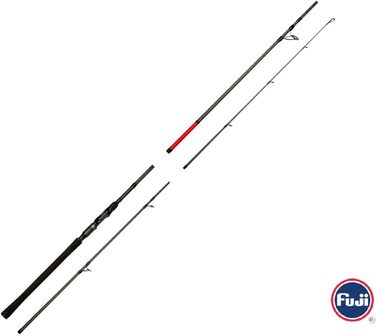 Спінінгове вудилище Zeck Predator 2.40m 80g Troy - туристичне вудилище для лову щуки та судака, вудилище для лову щуки, вудилище для риболовлі, вудилище на блешню, вудилище з м&39якого пластику