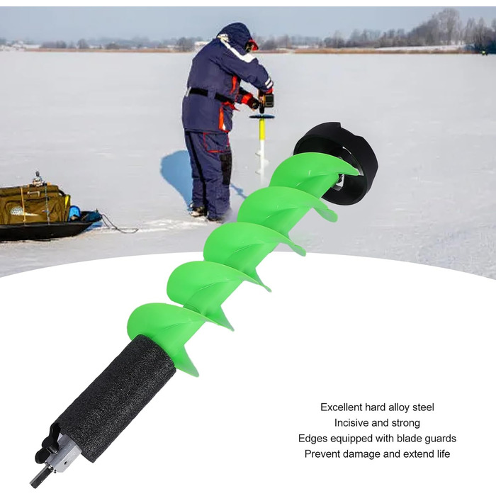 Бездротовий дриль-льодоруб Garosa Ice Nylon (6 дюймів, 29 дюймів)