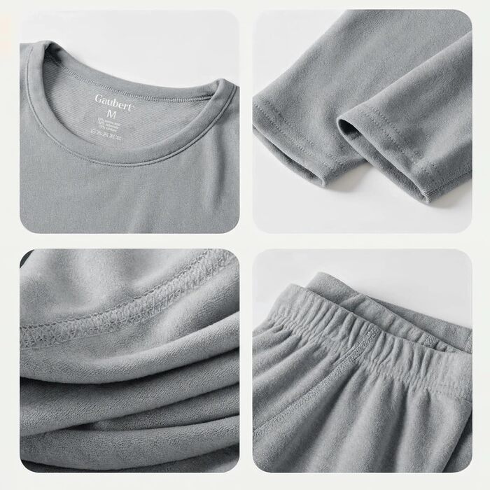 Чоловічий комплект термобілизни з мериносової вовни (сорочка штани) Тепла зимова лижна білизна з мериносової вовни, розмір M, темно-синій