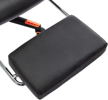 Ігрове крісло з підставкою для ніг, офісне крісло, ігрове крісло, письмове крісло, обертове крісло, чорно-помаранчева штучна шкіра