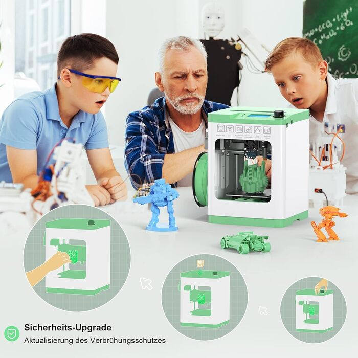 Принтер ENTINA Tina2S із хмарним друком Wi-Fi, повністю зібраний міні-3D-принтер із автоматичним вирівнюванням для початківців, з