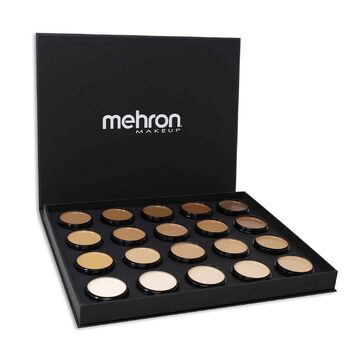 Палітра кремової основи Mehron Make-up Celebre Pro-HD Cream 20 кольорів Палітра 20 кольорів для макіяжу обличчя та тіла