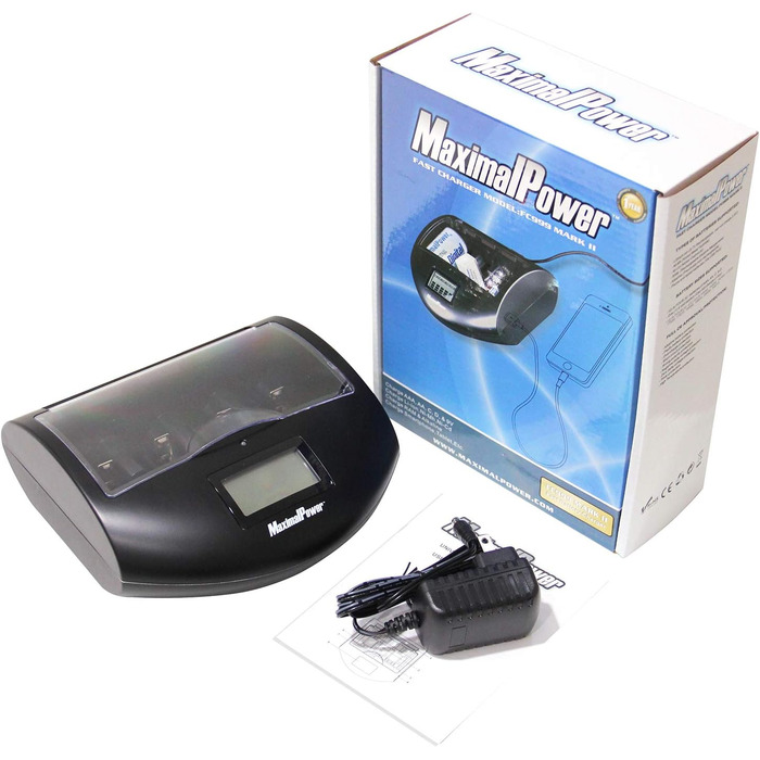 Зарядний пристрій максимальної потужності для 8 батарей (Ni-MH/Ni-CD, AA/AAA, 8 шт. ) FC999 Mark II