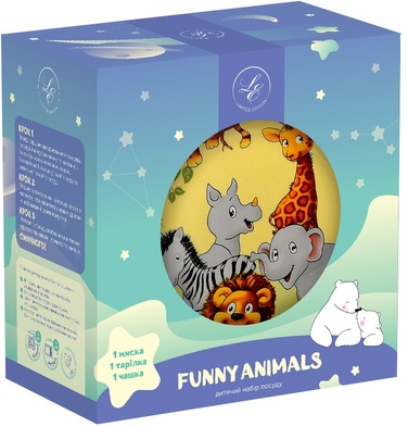 Дитячий набір Limited Edition JUNGLE, 3 предмети (6869937)