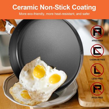 Набір посуду для кемпінгу Odoland, набір для приготування їжі з нержавіючої сталі з антипригарним покриттям, що включає тарілки, миски, виделки, ножі та ложки для походів, кемпінгу, піших прогулянок та пікніків. 15-предметний набір посуду для кемпінгу з н