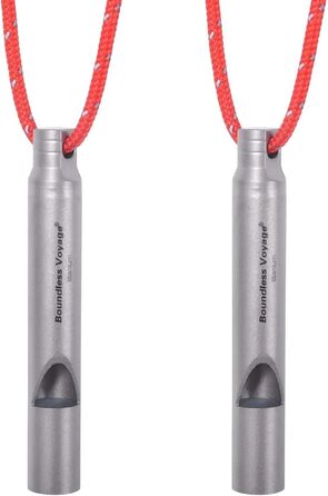 Титанові свистки Кемпінг на відкритому повітрі Піші прогулянки Полювання Скелелазіння Екстрене виживання Гучний свисток Тренер Тре