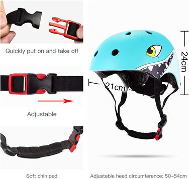 Дитячий шолом XIAPIA 2-5 років легкий велосипедний шолом регульований шолом для фігуристів для балансу велосипеда мотоцикл, дитячи
