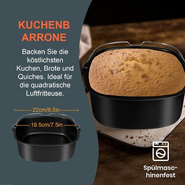 Аксесуар для фритюрниці з гарячим повітрям підходить лише для фритюрниць COSORI 5.5 л, xxl 5.5 літрів квадратних xl з гарячим повітрям