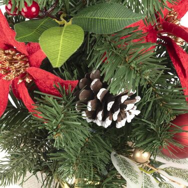 Декоративна різдвяна ялинка з 10 теплими білими світлодіодами Idena